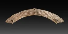 Arc-Shaped Pendant (Huangpei), c. 400-300 BC. Creator: Unknown