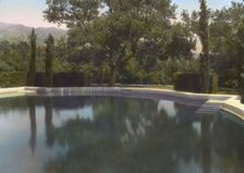 "Arcady," George Owen Knapp house, Sycamore Canyon Road, Montecito, California, 1917. Creator: Frances Benjamin Johnston