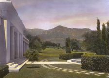 "Arcady," George Owen Knapp house, Sycamore Canyon Road, Montecito, California, 1917. Creator: Frances Benjamin Johnston