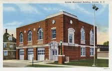 Arcade Municipal Building, Arcade, New York, USA, 1940