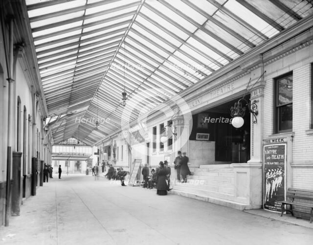 Arcade of Crescent and Tulane Theatres, New Orleans, La., c1906. Creator: Unknown.