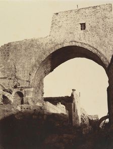 Arcade de l'Ecce Homo. Ponce Pilate présente Jésus au Peuple, 1860 or later. Creator: Louis de Clercq