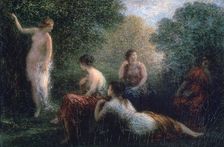 Arcadia, Woman Bathing 1836-1904. Artist: Henri Fantin-Latour