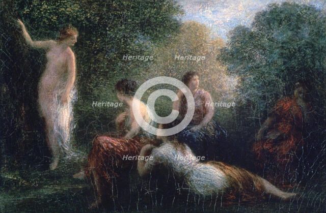 'Arcadia, Woman Bathing', 1836-1904. Artist: Henri Fantin-Latour