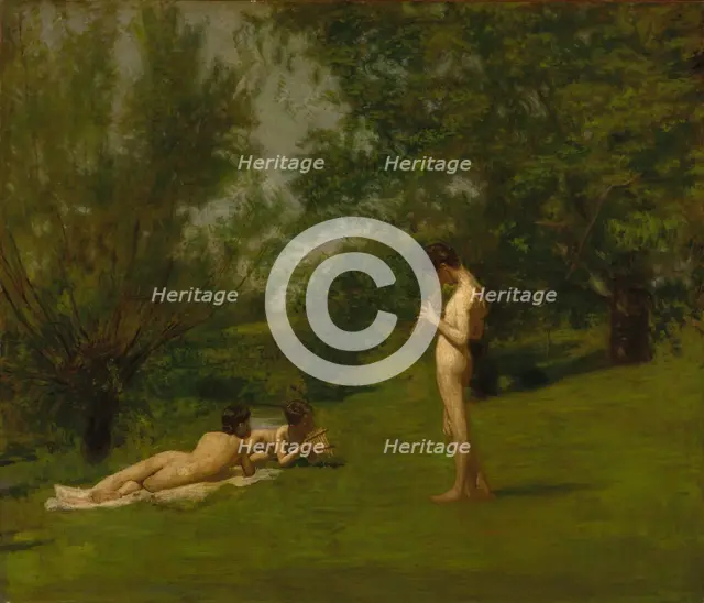 Arcadia, ca. 1883. Creator: Thomas Eakins.