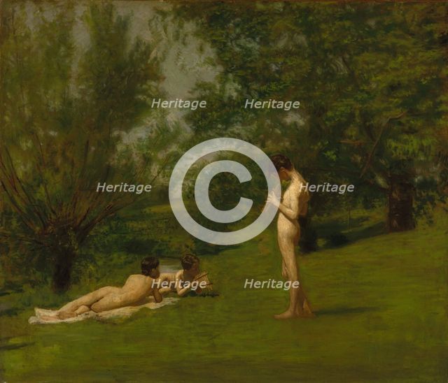 Arcadia, ca. 1883. Creator: Thomas Eakins.