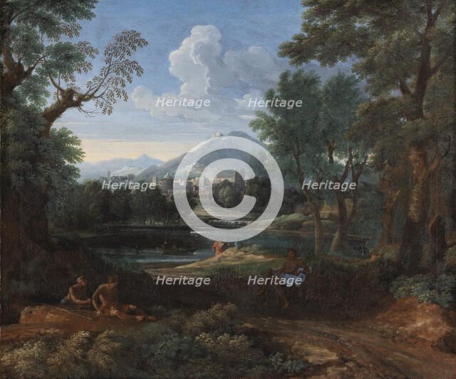 Arcadian Landscape, 1628-1675. Creator: Gaspard Dughet.