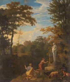 Arcadian Landscape, 1680-1726. Creator: Johannes Glauber