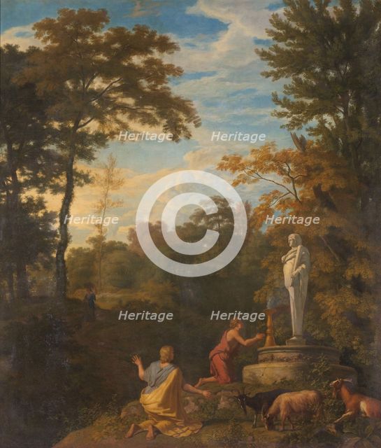 Arcadian Landscape, 1680-1726. Creator: Johannes Glauber.