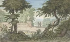 Arcadian landscape, 1706-1759. Creator: Jacob van Liender