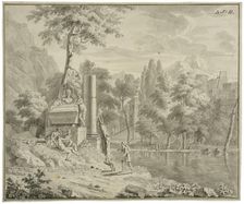 Arcadian landscape. Creator: Louis Fabritius Dubourg