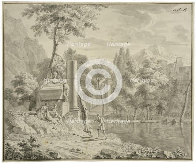 Arcadian landscape. Creator: Louis Fabritius Dubourg.