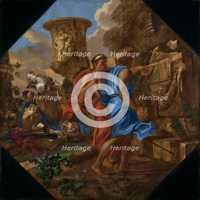 Arcadian Shepherds, about 1655. Creator: Giovanni Benedetto Castiglione.