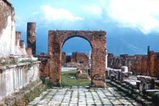 Arch and walkway, Pompeii, Ancient Rome, 1st century AD. Creator: Unknown