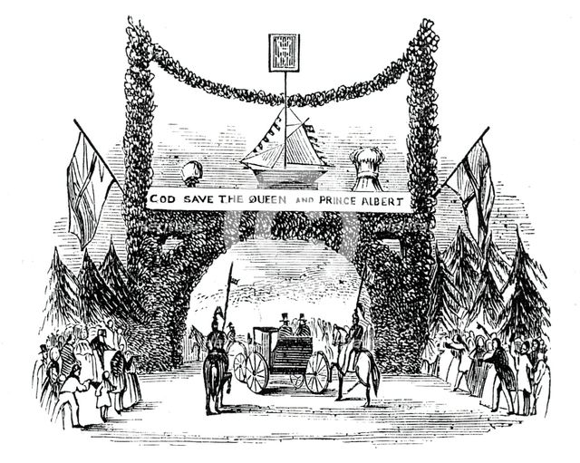 Arch at Weekley, 1844. Creator: Unknown.