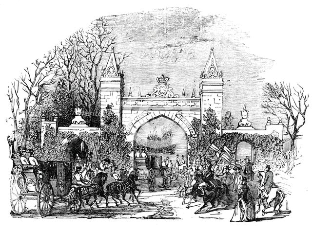 Arch at Wolthorpe, 1844. Creator: Unknown.