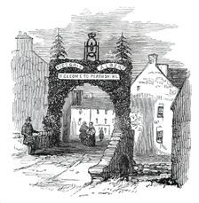 Arch at Coupar Angus, 1844. Creator: Unknown