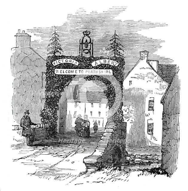 Arch at Coupar Angus, 1844. Creator: Unknown.