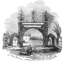 Arch at Coupar Angus, 1844. Creator: Unknown