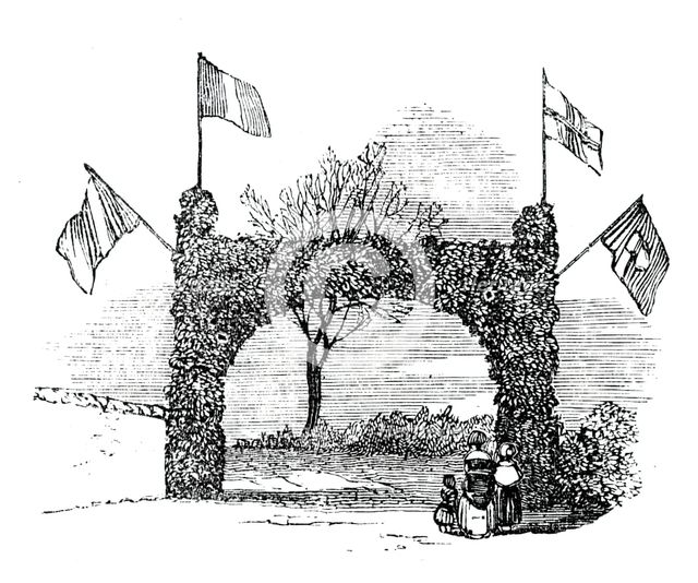 Arch at Easton, 1844. Creator: Unknown.