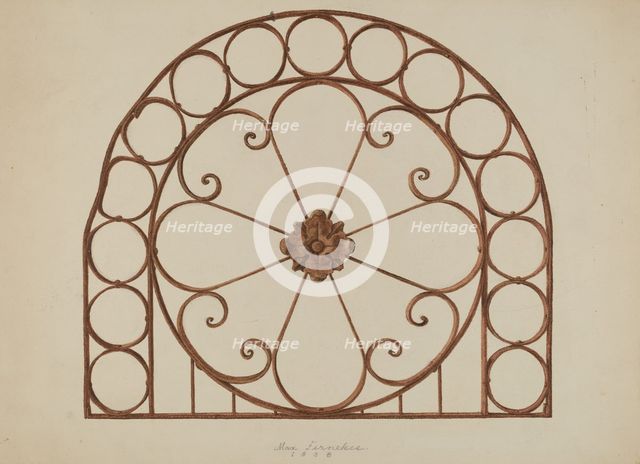 Arch Grill, 1938. Creator: Max Fernekes.