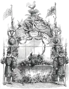 Arch in the Dinner Pavilion..., 1850. Creator: Unknown