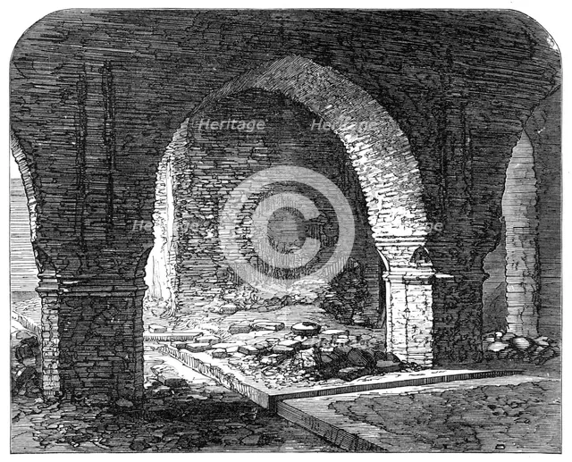 Arch in the Old Fort, Calcutta, 1869. Creator: Unknown.