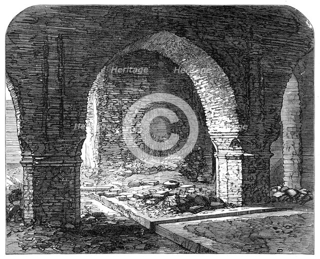 Arch in the Old Fort, Calcutta, 1869. Creator: Unknown.