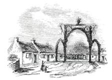 Arch near Burns cottage, 1844. Creator: Unknown