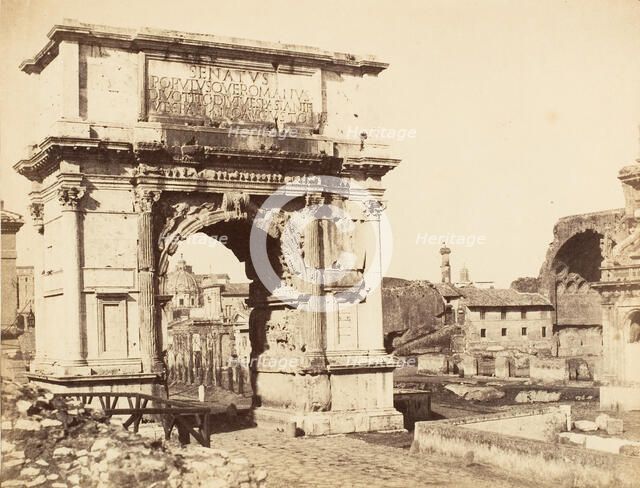 Arch of Titus, 1853-56. Creator: Jane Martha St. John.