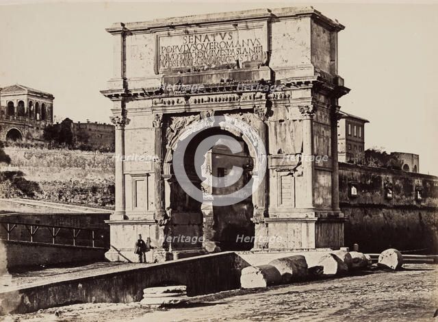 Arch of Titus, between 1852 and 1864. Creator: Tommaso Cuccioni.