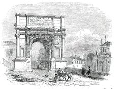 Arch of Titus - Rome, 1850. Creator: Unknown