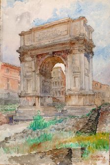 Arch of Titus, Rome, 1933. Creator: Cass Gilbert