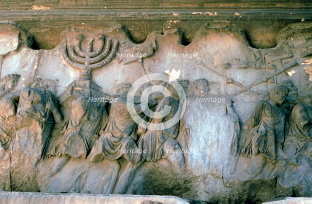 Arch of Titus, Rome, Italy, 1st century AD. Artist: Unknown