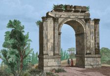 Arch of Bará (Arch of Berà), Roda de Bará (Roda de Berà), Tarragona province, Catalonia, Spain, 1853 Creator: Antonio Roca Sallent