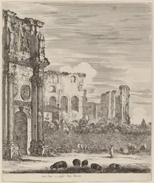 Arch of Constantine, 1656. Creator: Stefano della Bella