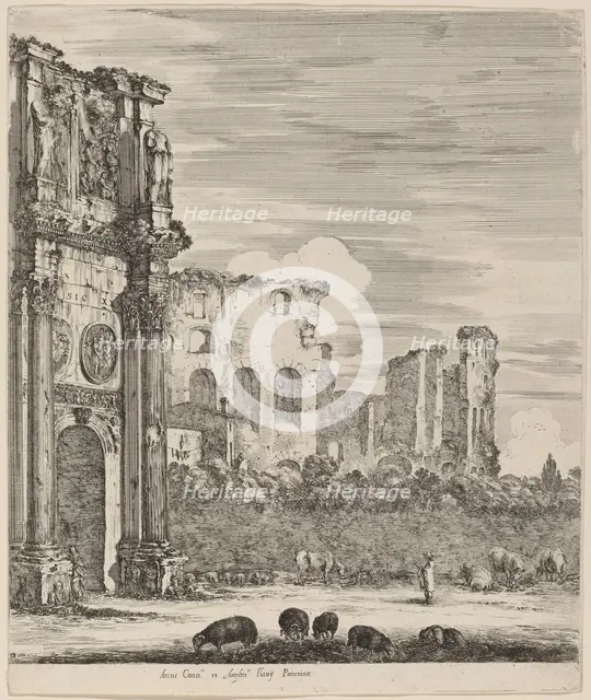 Arch of Constantine, 1656. Creator: Stefano della Bella.