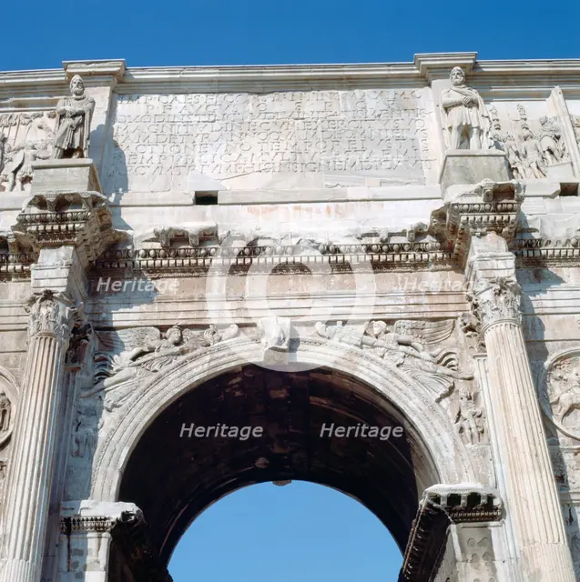Arch of Constantine, Rome, 4th century. Artist: Unknown