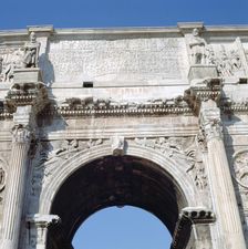 Arch of Constantine, Rome, 4th century
