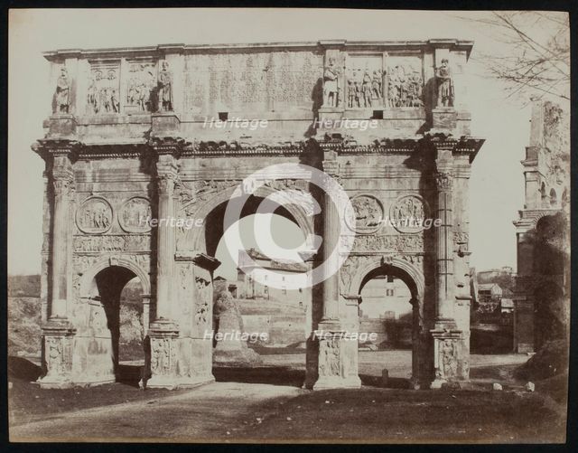 Arch of Constantine, Rome, c1858. Creator: Jane Martha St. John.