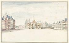 Arch of Honour for King William III at The Hague, 1691, (1691). Creator: Jan van Call