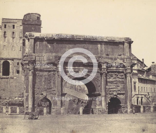 Arch of Septimius Severus, Rome, 1850s. Creator: Unknown.
