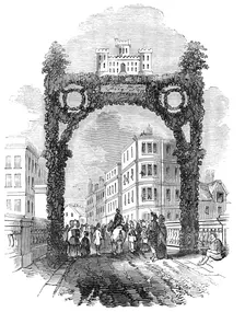 Arch on the New Brig of Ayr, 1844. Creator: Unknown