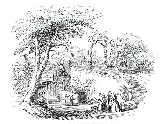 Arch on the new Brig of Doon, 1844. Creator: Unknown.