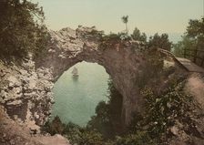 Arch Rock, Mackinac Island, Michigan, c1899. Creator: Unknown