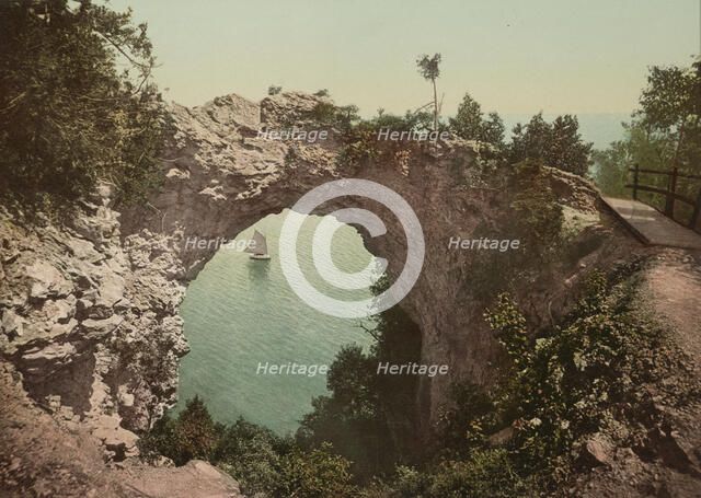 Arch Rock, Mackinac Island, Michigan, c1899. Creator: Unknown.