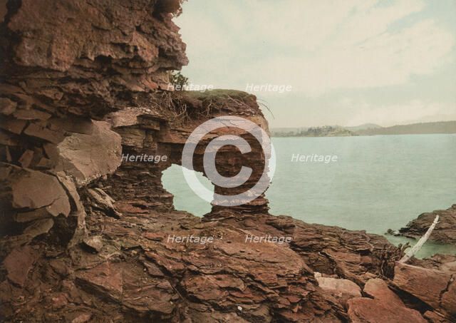 Arch Rock, Presque Isle [Park], Lake Superior, c1898. Creator: Unknown.