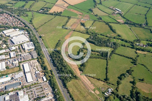 Archaeogical excavations along new Southern Connector Road, Swindon, Wiltshire, 2021. Creator: Damian Grady.