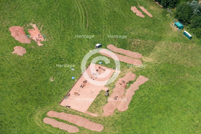 Archaeological excavation on Dorstone Hill, County of Herefordshire, 2018. Creator: Damian Grady.