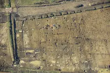 Archaeological excavations in advance of construction work..., Warwickshire, 2022. Creator: Damian Grady